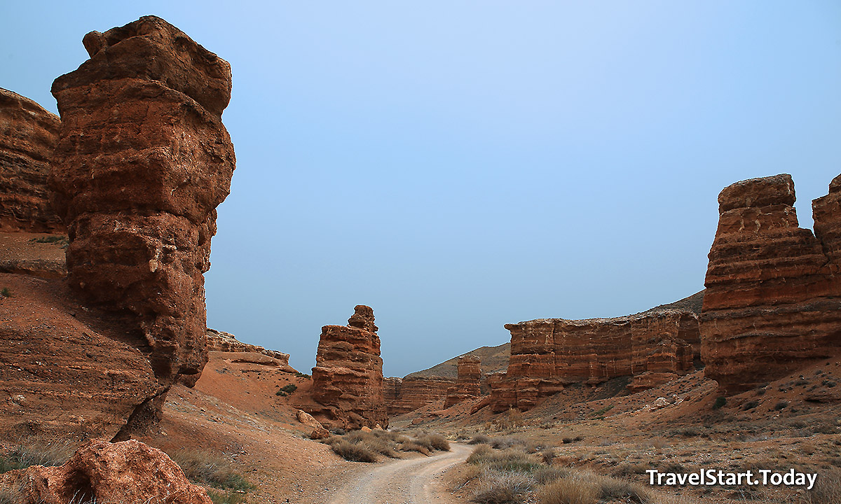 Charyn Canyon – The Kazakhstan Grand Canyon, sedimentary rocks