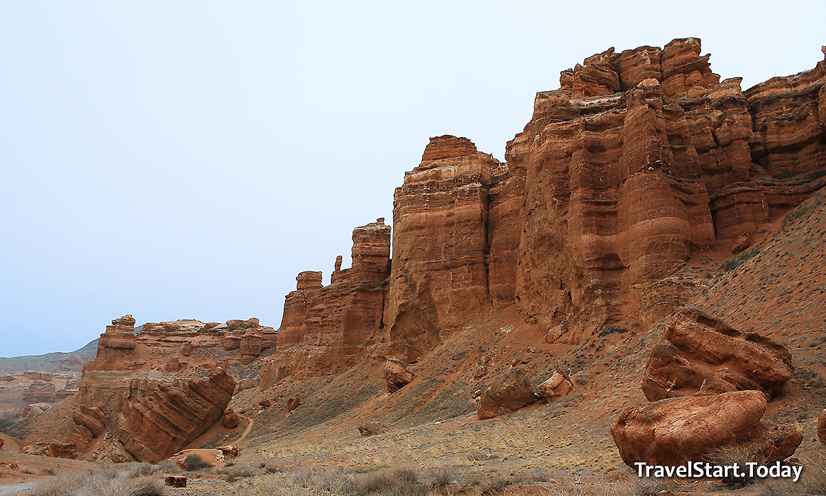 Charyn Canyon – The Kazakhstan Grand Canyon, sedimentary rocks