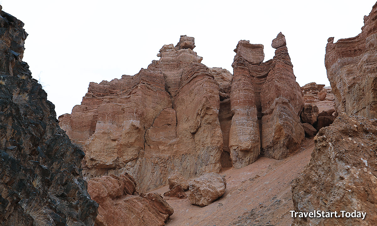 Charyn Canyon – The Kazakhstan Grand Canyon, sedimentary rocks