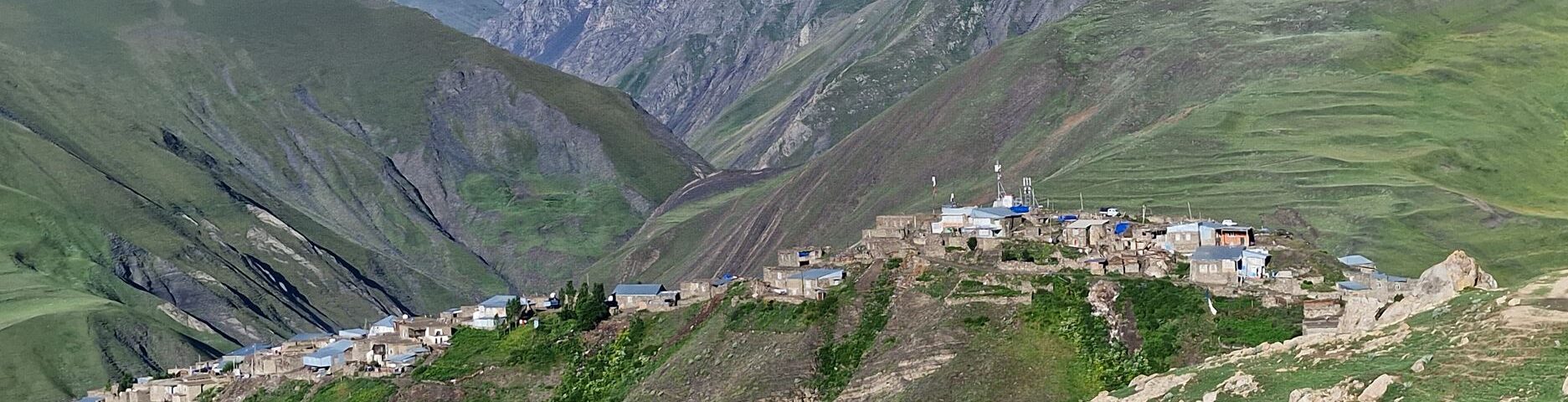 Mountain village Xinaliq in Azerbaijan
