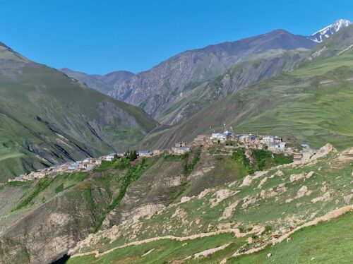 Mountain village Xinaliq in Azerbaijan
